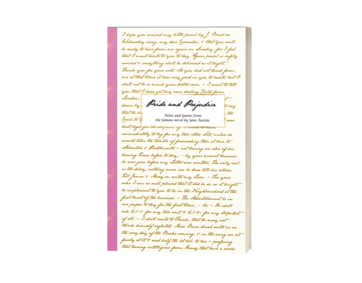 Jane Austen Notebook Pride and Prejudice