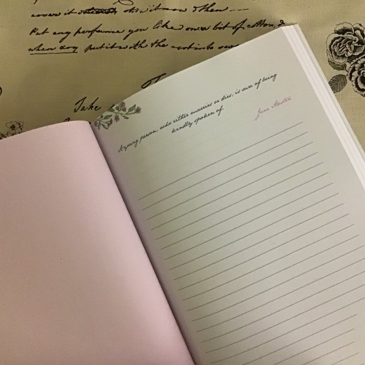 Jane Austen Notebook Northanger Abbey